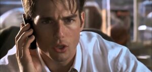 4 movies that feature a talent agent Jerry Maguire Tom Cruise 1916x914