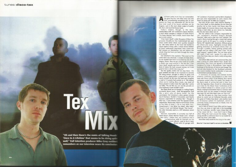 2001 03 Full Intention M8 Mag UK