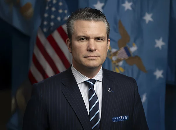 29th Secretary of Defense Pete Hegseth Official Portrait
