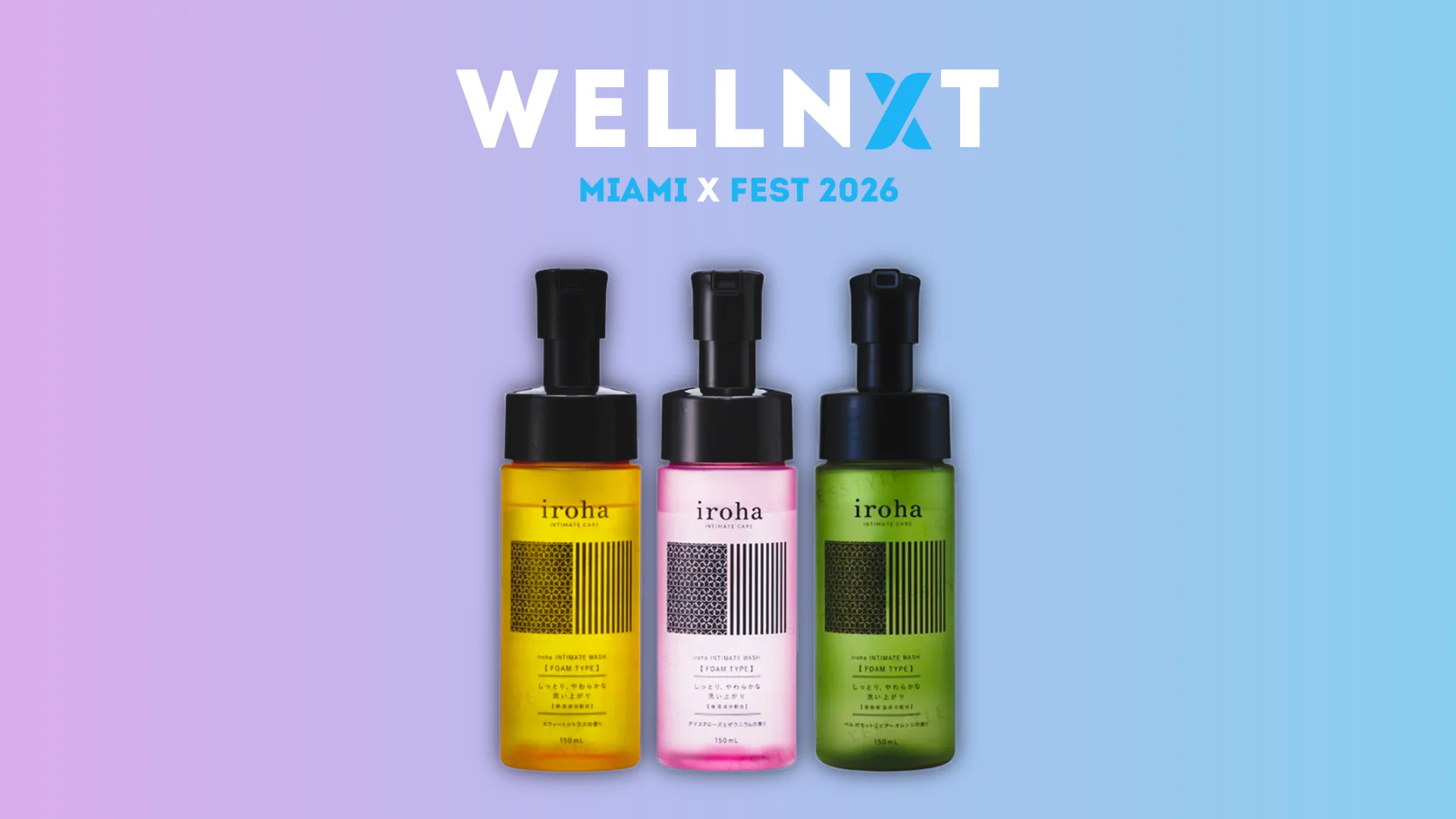 iroha Announced as Sponsor for WellNXT Miami x Fest 2026