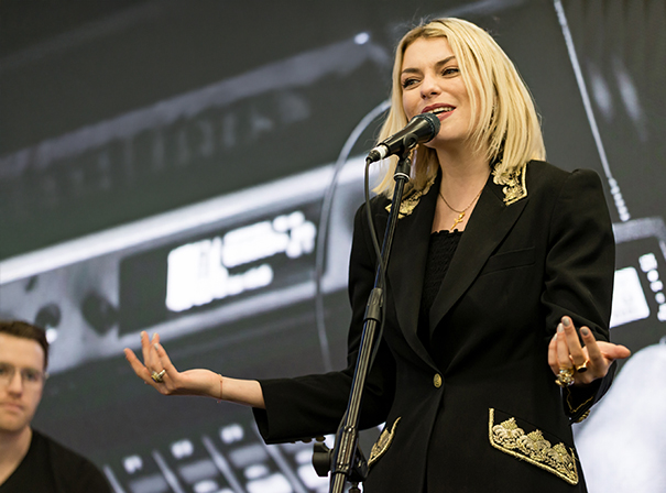 Lola Lennox at the Winter NAMM Show 2018