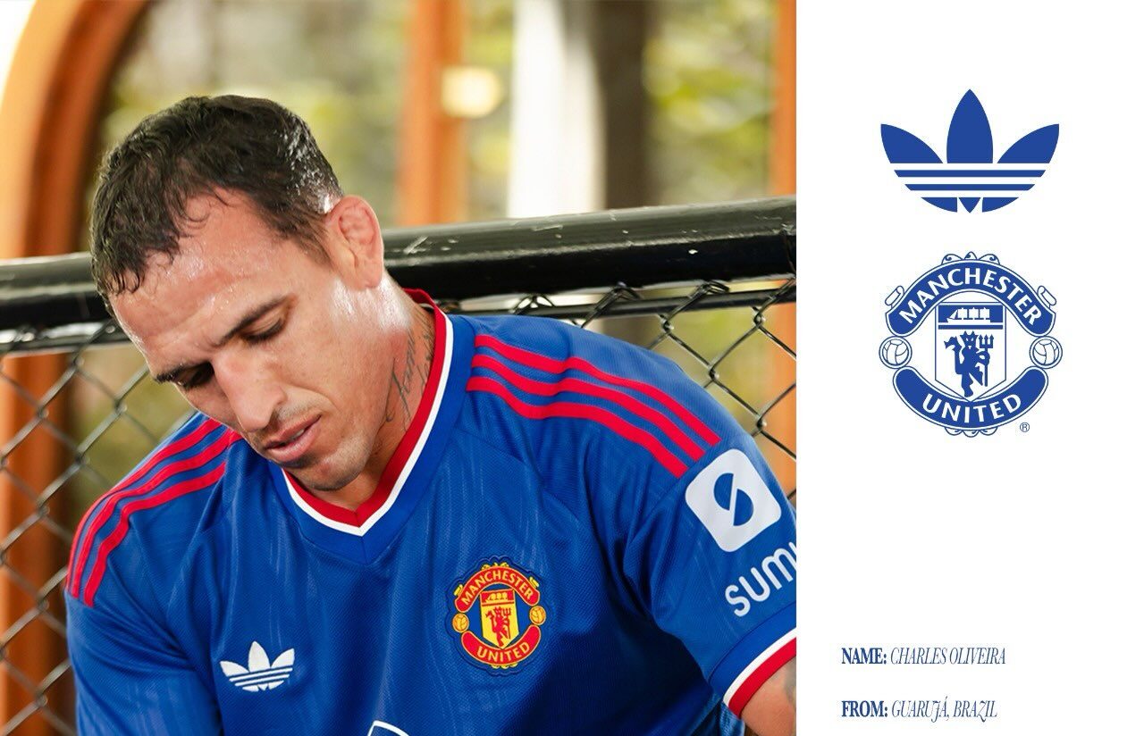Charles Oliveira Leads Manchester United’s New adidas Kit Campaign