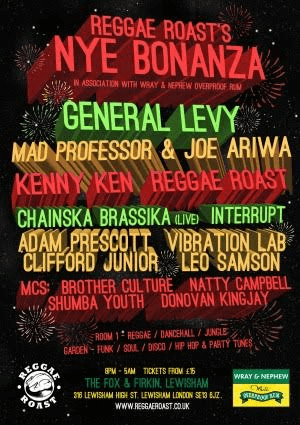 reggae roast nye